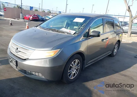 2012 Honda Odyssey Ex из США, поврежденный, VIN 5FNRL5H41CB095418